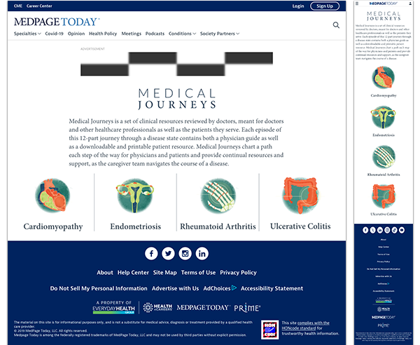 medical journeys home page